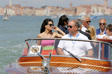 Auf dem Weg zum 'Gravity' Photocall, Biennale 2013