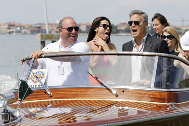 Auf dem Weg zum 'Gravity' Photocall, Biennale 2013