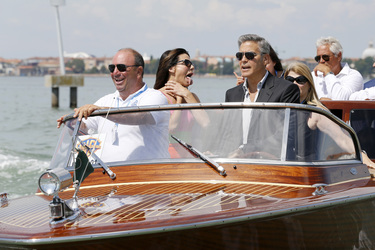 Auf dem Weg zum 'Gravity' Photocall, Biennale 2013