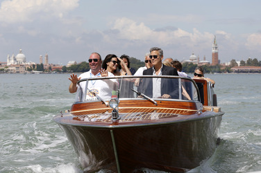 Auf dem Weg zum 'Gravity' Photocall, Biennale 2013