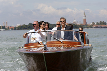Auf dem Weg zum 'Gravity' Photocall, Biennale 2013