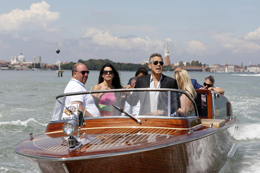 Auf dem Weg zum 'Gravity' Photocall, Biennale 2013