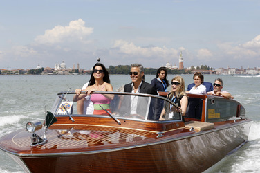 Auf dem Weg zum 'Gravity' Photocall, Biennale 2013