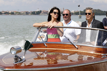 Auf dem Weg zum 'Gravity' Photocall, Biennale 2013