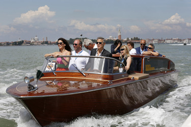 Auf dem Weg zum 'Gravity' Photocall, Biennale 2013