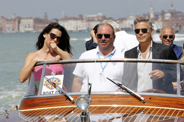 Auf dem Weg zum 'Gravity' Photocall, Biennale 2013