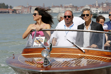 Auf dem Weg zum 'Gravity' Photocall, Biennale 2013