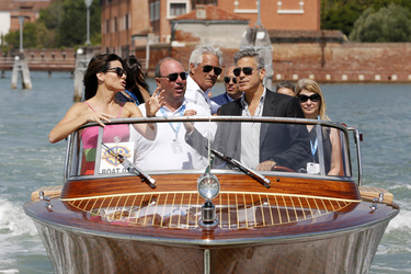 Auf dem Weg zum 'Gravity' Photocall, Biennale 2013