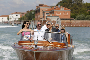Auf dem Weg zum 'Gravity' Photocall, Biennale 2013