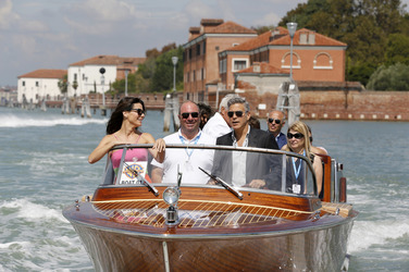 Auf dem Weg zum 'Gravity' Photocall, Biennale 2013