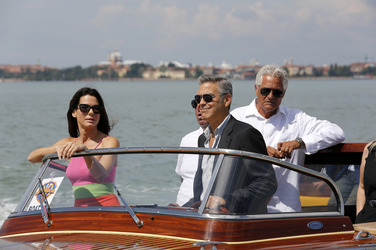 Auf dem Weg zum 'Gravity' Photocall, Biennale 2013