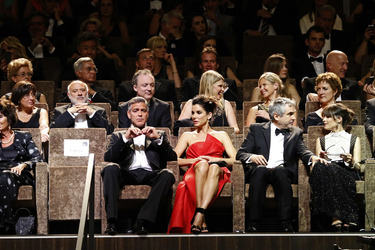 George Clooney, Sandra Bullock, Alfonso Cuarón