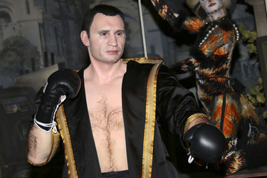 Präsentation der Wachsfigur von Vitali Klitschko, Hamburg