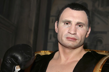 Präsentation der Wachsfigur von Vitali Klitschko, Hamburg