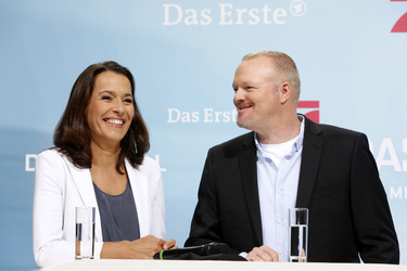 Pressekonferenz zum TV-Duell, Berlin