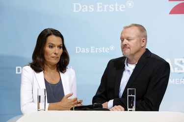 Pressekonferenz zum TV-Duell, Berlin