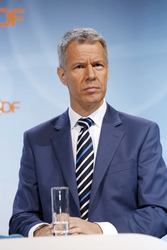 Pressekonferenz zum TV-Duell, Berlin