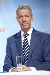 Pressekonferenz zum TV-Duell, Berlin