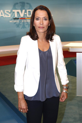 Vorbesichtigung des TV-Duell-Studios, Berlin