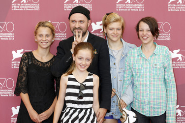 Mira Barkhammar, Lukas Moodysson mit Tochter, Mira Grosin, Liv LeMoyne