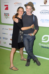 Fran Healy (Travis) mit Ehefrau Nora Kryst
