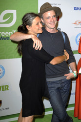 Fran Healy (Travis) mit Ehefrau Nora Kryst