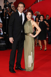 Nicolas Cage mit Ehefrau Alice Kim