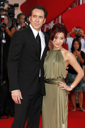 Nicolas Cage mit Ehefrau Alice Kim