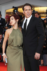 Nicolas Cage mit Ehefrau Alice Kim