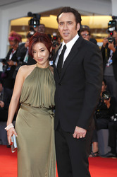 Nicolas Cage mit Ehefrau Alice Kim