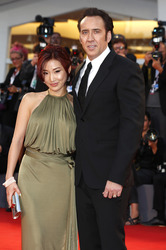 Nicolas Cage mit Ehefrau Alice Kim
