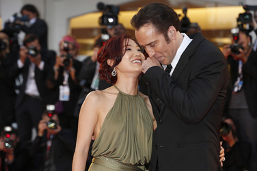 Nicolas Cage mit Ehefrau Alice Kim