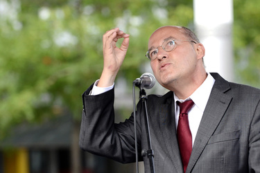 Wahlkampfveranstaltung der Partei DIE LINKE, Hannover