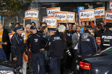 TV-Duell Angela Merkel gegen Peer Steinbrück, Berlin