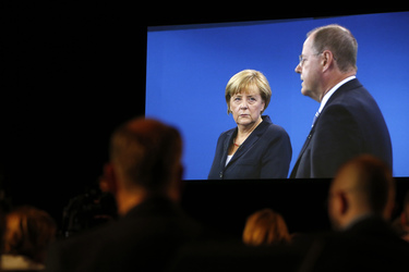 TV-Duell Angela Merkel gegen Peer Steinbrück, Berlin