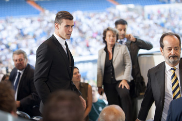 Real Madrid Präsentiert den neuen Spieler Gareth Bale, Madrid