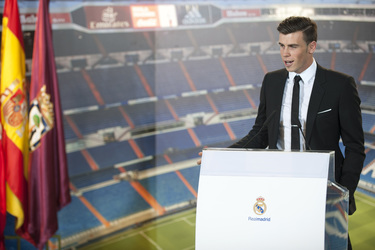 Real Madrid Präsentiert den neuen Spieler Gareth Bale, Madrid