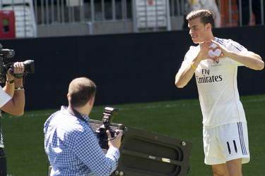 Real Madrid Präsentiert den neuen Spieler Gareth Bale, Madrid