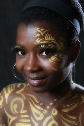 Goldornamente / Gold Ornaments Body Painting