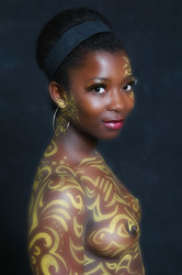 Goldornamente / Gold Ornaments Body Painting