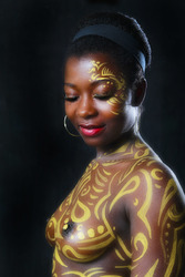 Goldornamente / Gold Ornaments Body Painting