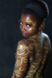 Goldornamente / Gold Ornaments Body Painting