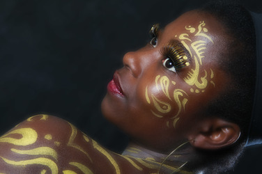 Goldornamente / Gold Ornaments Body Painting