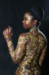 Goldornamente / Gold Ornaments Body Painting