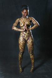 Goldornamente / Gold Ornaments Body Painting