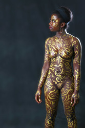 Goldornamente / Gold Ornaments Body Painting