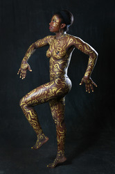 Goldornamente / Gold Ornaments Body Painting