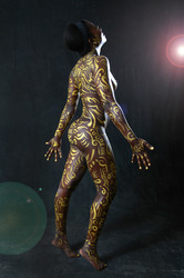 Goldornamente / Gold Ornaments Body Painting