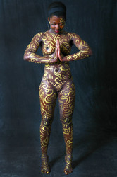 Goldornamente / Gold Ornaments Body Painting