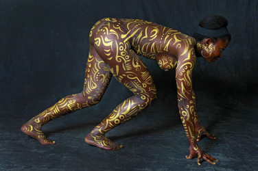 Goldornamente / Gold Ornaments Body Painting